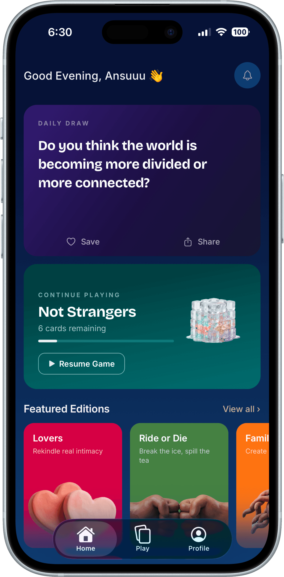 Merged app screenshot